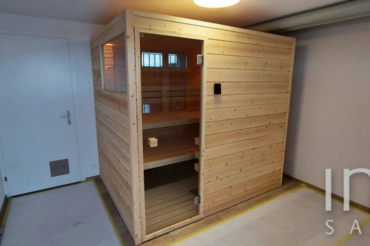 Individuell hergestellte BIO Sauna in Nottwil CH